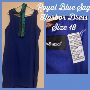 Royal Blue Sag Harbor Dress Size 18